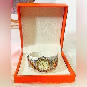 HERMES Clipper CL4.210 Date White 24mm Qz